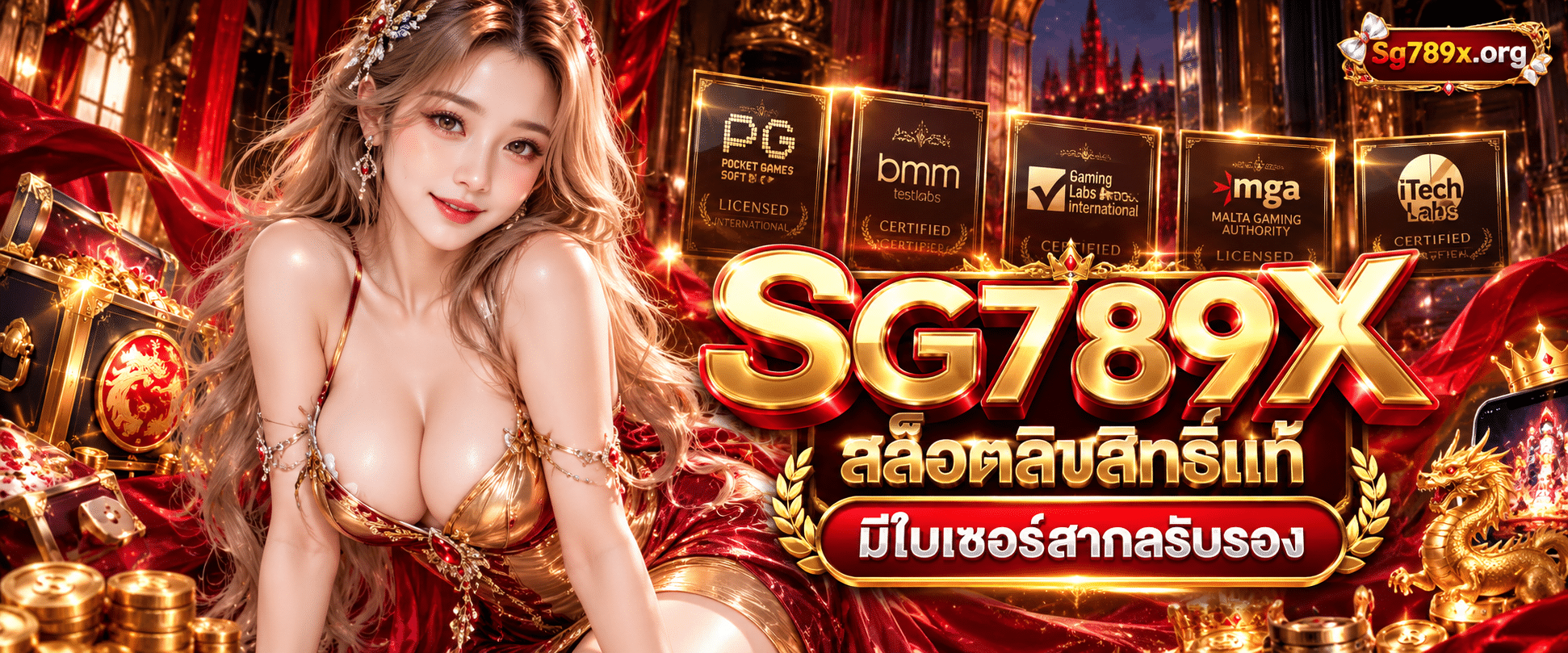 ใบรับรองมาตรฐานความมั่นคงปลอดภัยของแพลตฟอร์ม SG789X สล็อตลิขสิทธิ์แท้ใบเซอร์สากล ปลอดภัยร้อยเปอร์ ยืนหนึ่งความน่าเชื่อถือ